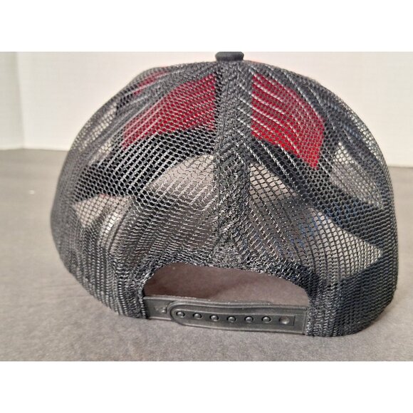 Firestone Racing Mesh Snapback Hat Cap Red/Black Embroidered - Picture 4 of 8